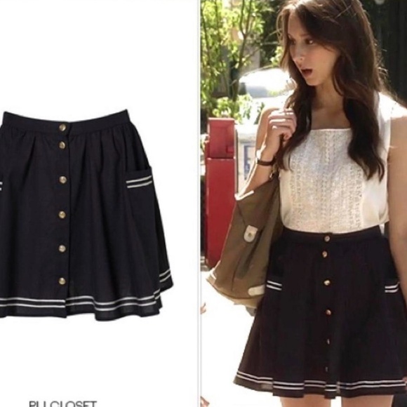 ASO Spencer Hastings Pretty Little Liars Topshop Sailor Skirt size US 4 - Picture 2 of 7
